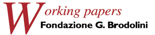 Working Papers Fondazione G. Brodolini