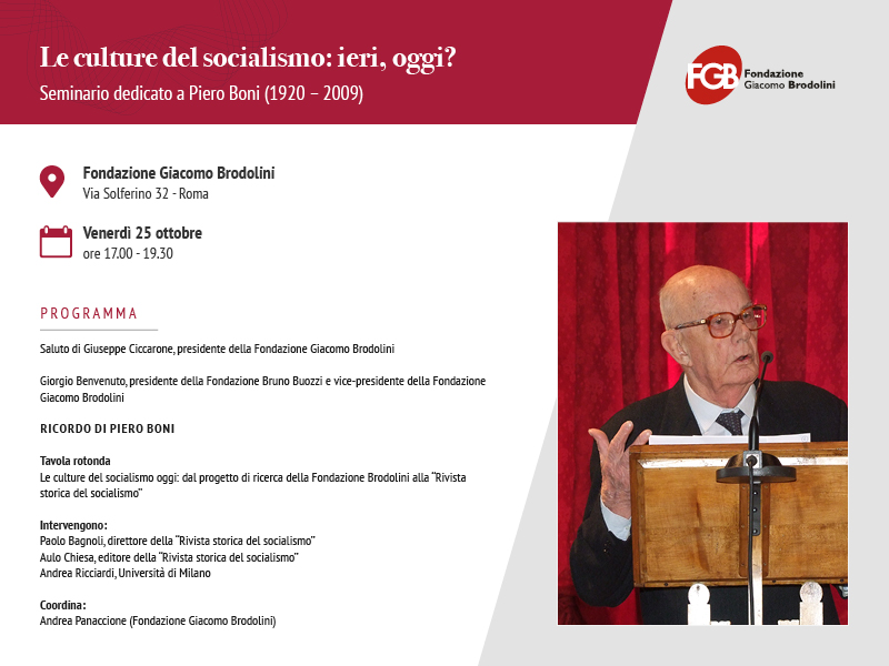 seminario le culture del socialismo